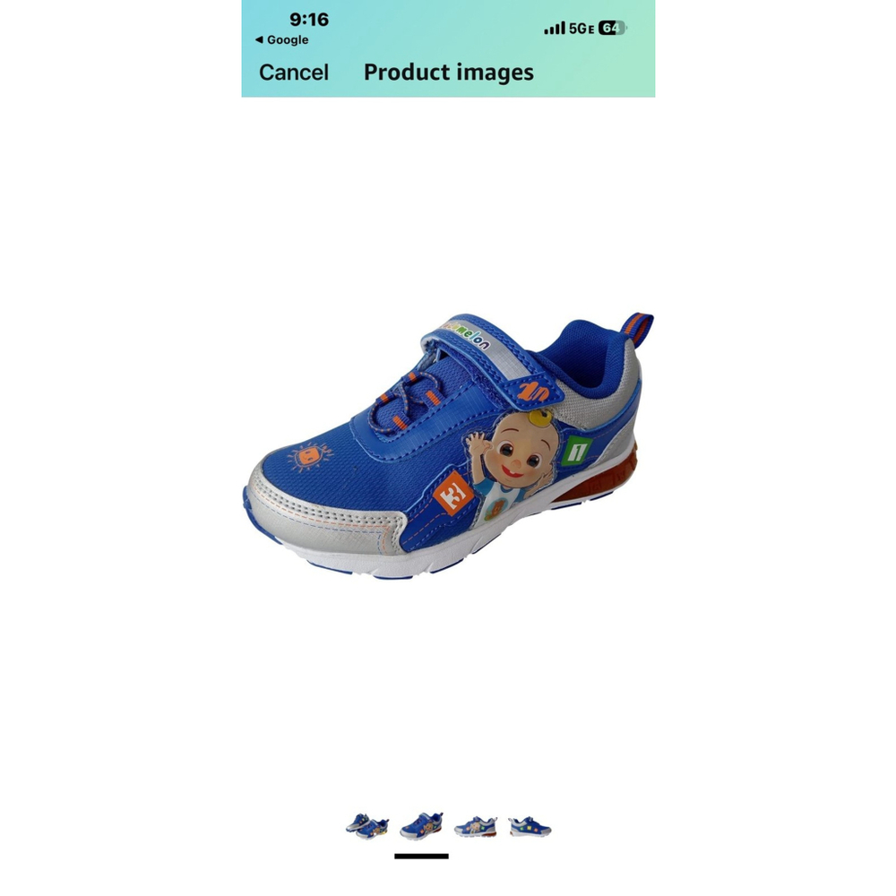 Cocomelon JJ light up sneakers size 8 toddler w box - Picture 8 of 10